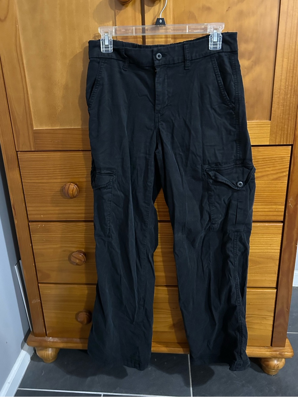 American Eagle Mid Rise Baggy Pant - size 2